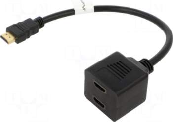 LANBERG Splitter | HDMI socket x2