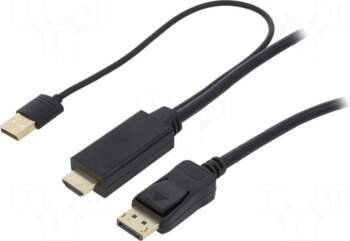 Logilink Cable | DisplayPort plug,HDMI