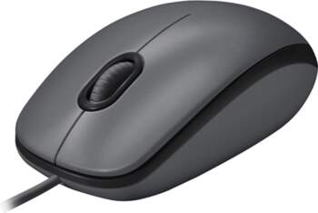 Logitech M100, Mouse (black, compatible with