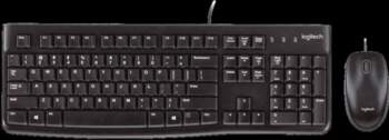 LOGITECH MK120 Corded Combo - BLACK