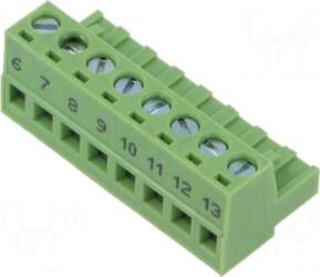 LUMEL Pluggable terminal block | green