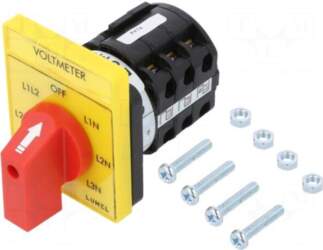 LUMEL Switch: voltmeter cam switch |
