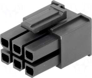 MOLEX Connector: wire-wire/PCB | plug |