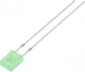 OPTOSUPPLY LED | green | rectangular