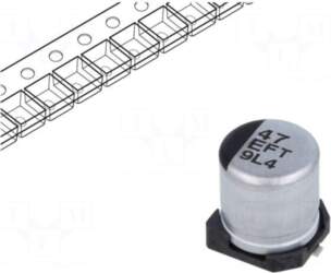 Panasonic Capacitor: electrolytic | low ESR