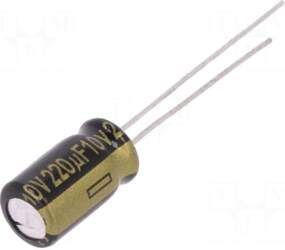 Panasonic Capacitor: electrolytic | low impedance