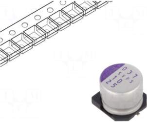 Panasonic Capacitor: polymer | 10uF |