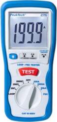 PEAKTECH Meter: short circuit loop impedance