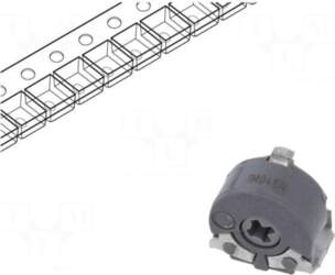 PIHER Potentiometer: mounting | 1MΩ |