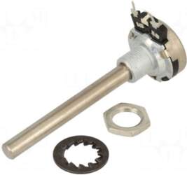 PIHER Potentiometer: shaft | single turn