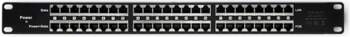 Qoltec patch panel  RACK| 48V |