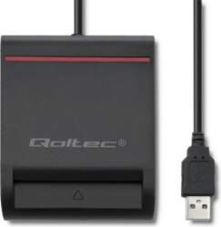 Qoltec Smart chip ID card scanner