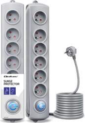 Qoltec Surge protector | 6 sockets