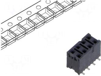 SAMTEC Connector: pin strips | socket
