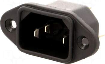 SCHURTER Connector: AC supply | socket