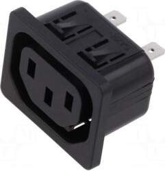 SCHURTER Connector: AC supply | socket