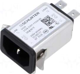 SCHURTER Connector: AC supply | socket