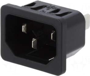 SCHURTER Connector: AC supply | socket