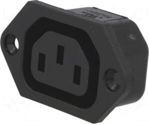 SCHURTER Connector: AC supply | socket