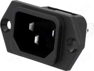 SCHURTER Connector: AC supply | socket