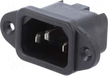 SCHURTER Connector: AC supply | socket