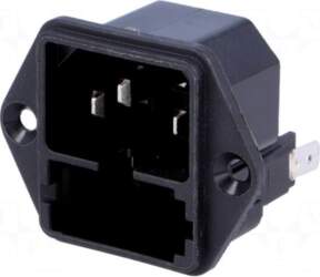 SCHURTER Connector: AC supply | socket