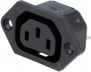 SCHURTER Connector: AC supply | socket