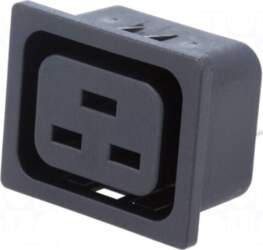 SCHURTER Connector: AC supply | socket