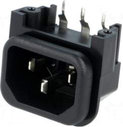 SCHURTER Connector: AC supply | socket