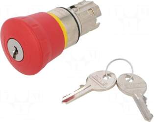 SIEMENS Switch: emergency stop with key