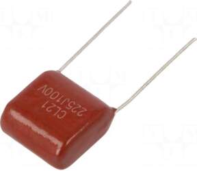 SR PASSIVES Capacitor: polyester | 2