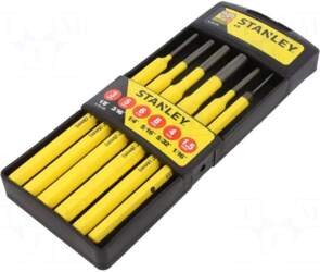 STANLEY Tools set: punches | hardened