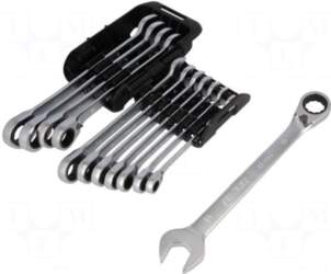 STANLEY Wrench: combination spanner-set | rattle