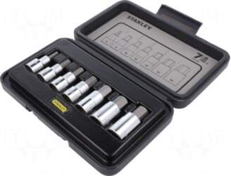 STANLEY Socket: hex key-bit-set | socket