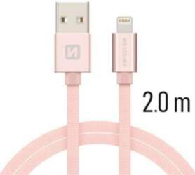 Swissten Textile Fast Charge 3A Lightning