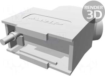 TE Connectivity Enclosure: for D-Sub connectors