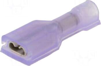TE Connectivity Terminal: flat | purple