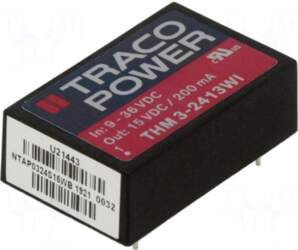 TRACO POWER Converter: DC/DC | 3W