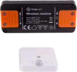 Wireless motion sensor 12-24Vdc, 8A, controller