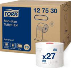 Tualetes papīrs TORK Advanced Compact T6