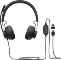 Logitech Zone Wired UC Austiņas, Dark