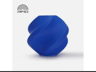 BambuLab PLA Basic Blue (10601) materiāla