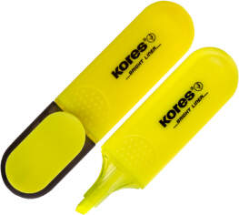 Teksta marķieris KORES BRIGHT LINER dzeltens