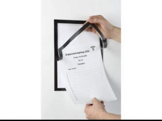 Pašlīpoša informācijas kabata DURAFRAME Note, A4