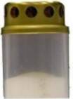 Kapu svece MEMORY mini, balta PB-1