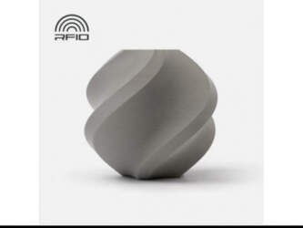 BambuLab PLA Basic Gray (10103) materiāla