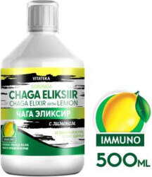 Chaga eliksīrs ar citronu 500 ml