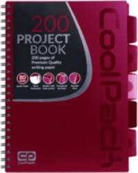 Spiral note book A4 Coolpack Red