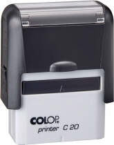 Zīmogs COLOP Printer C20, melns korpuss