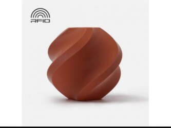 BambuLab PLA Basic Brown (10800) materiāls